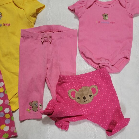 Gymboree Used Brand New Baby Koala Up to 5 lbs pants & bodysuit, Used 0-3 Pants - Picture 3 of 4